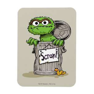 Oscar the Grouch Scram Magnet