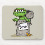 Oscar the Grouch Scram Mouse Mat<br><div class="desc">Oscar the Grouch wants everyone to scram!       ©  2014 Sesame Workshop. www.sesamestreet.org</div>