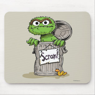 Oscar the Grouch Scram Mouse Mat