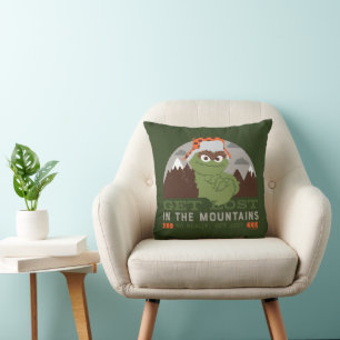 Oscar The Grouch   The Great Outdoors Cushion
