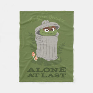 Oscar The Grouch   The Great Outdoors Fleece Blanket