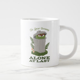 Oscar The Grouch The Great Outdoors Large Coffee Mug