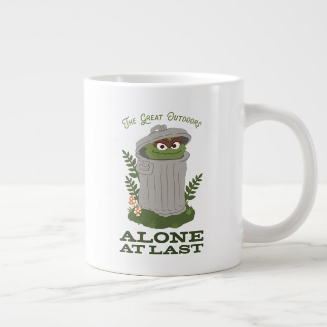 Oscar The Grouch | The Great Outdoors Large Coffee Mug (Right)