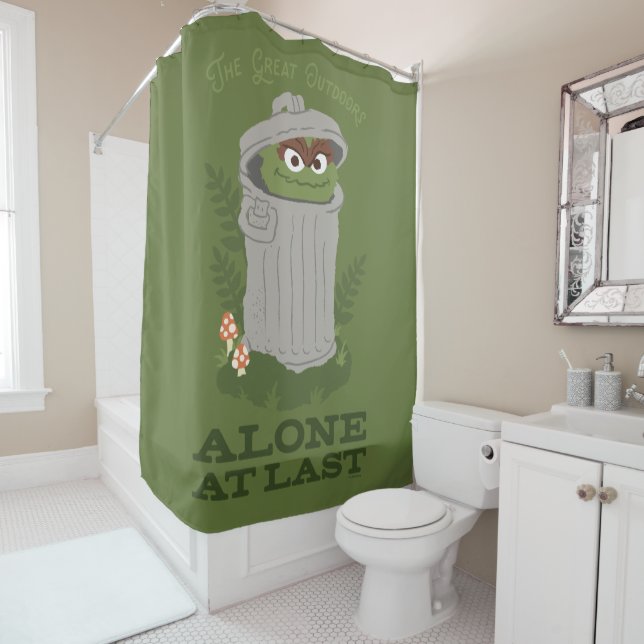 Oscar The Grouch | The Great Outdoors Shower Curtain (In Situ)