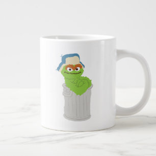 Oscar the Grouch Trash Can Lean Large Coffee Mug