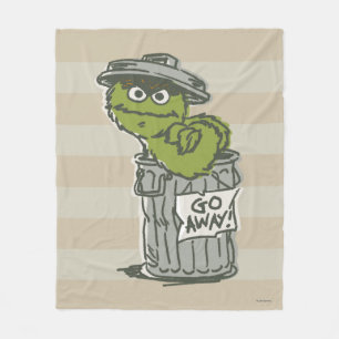 Oscar the Grouch Vintage 2 Fleece Blanket