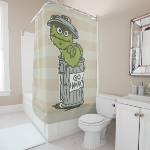 Oscar the Grouch Vintage 2 Shower Curtain