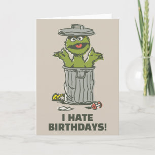 Oscar the Grouch Vintage Card
