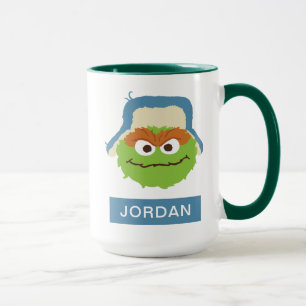 Oscar the Grouch Woodland Face Add Your Name Mug