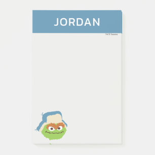Oscar the Grouch Woodland Face Add Your Name Post-it Notes