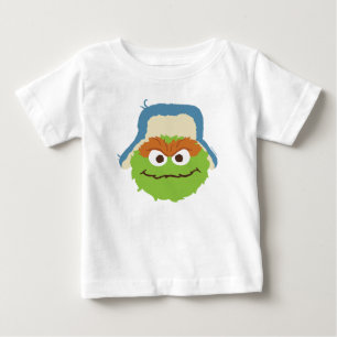 Oscar the Grouch Woodland Face Baby T-Shirt