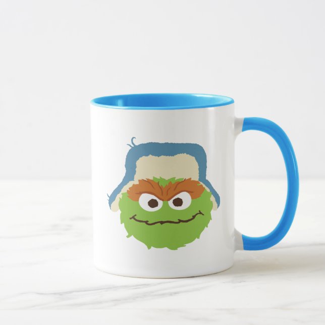 Oscar the Grouch Woodland Face Mug (Right)