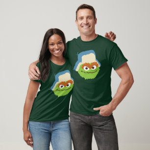 Oscar the Grouch Woodland Face T-Shirt