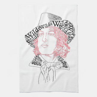 Oscar Wilde in Words Tea Towel