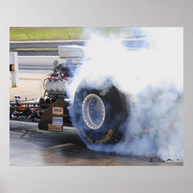 Osceola Dragway_MG_5542 Nostalgia Fuel Dragster Poster (Front)