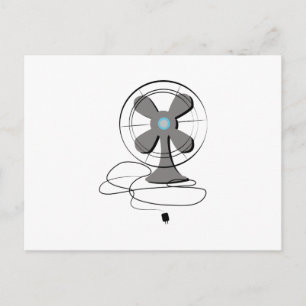 Oscillating Fan Postcard