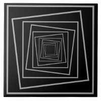 oscillating frame on black background