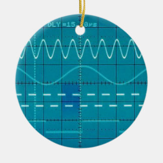 oscilloscope ceramic tree decoration