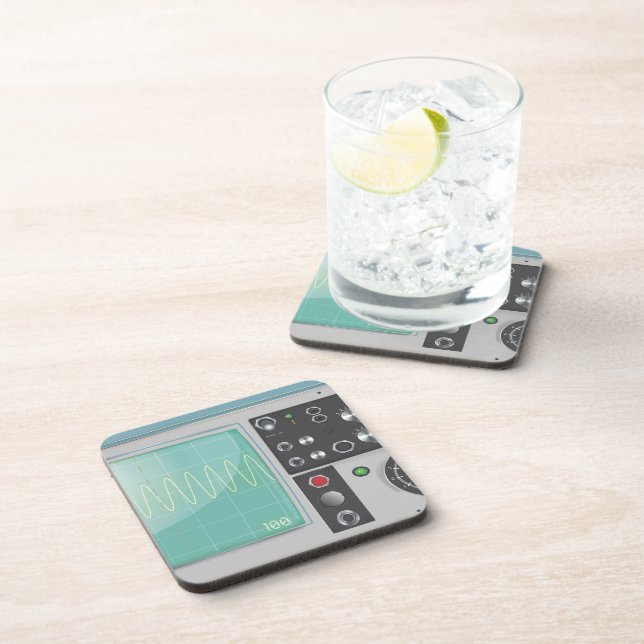 Oscilloscope Coaster (Right Side)