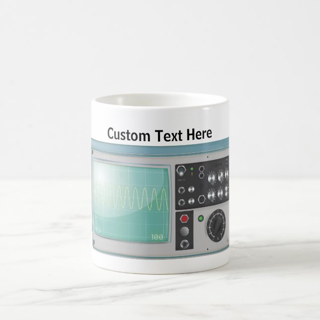 oscilloscope coffee mug (Center)
