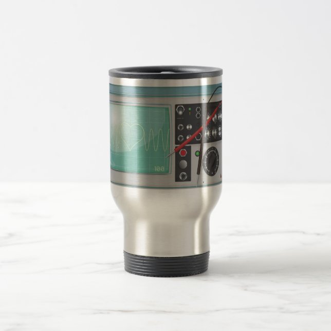 Oscilloscope Love Travel Mug (Center)