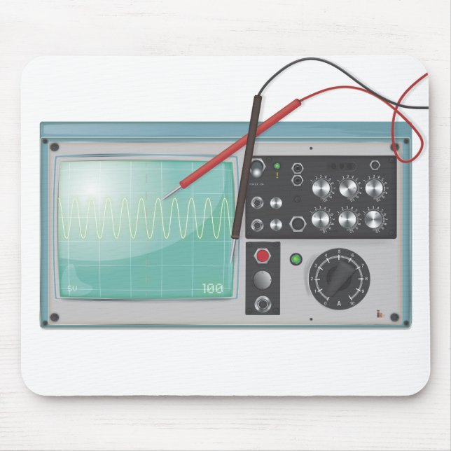 oscilloscope mouse mat (Front)