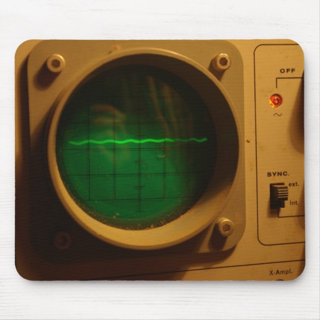 Oscilloscope Mousepad (Front)
