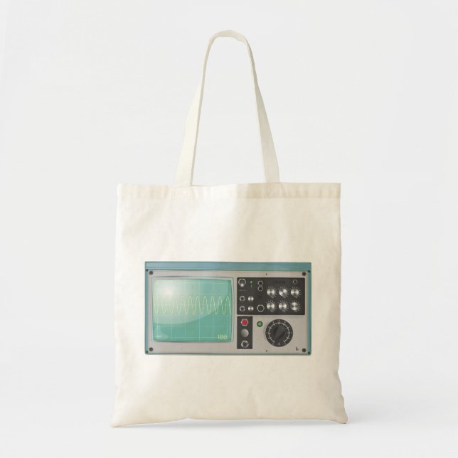 Oscilloscope Tote Bag (Front)