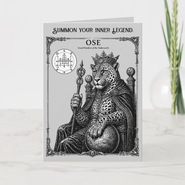 Ose Claws of the Ars Goetia Card (Front)