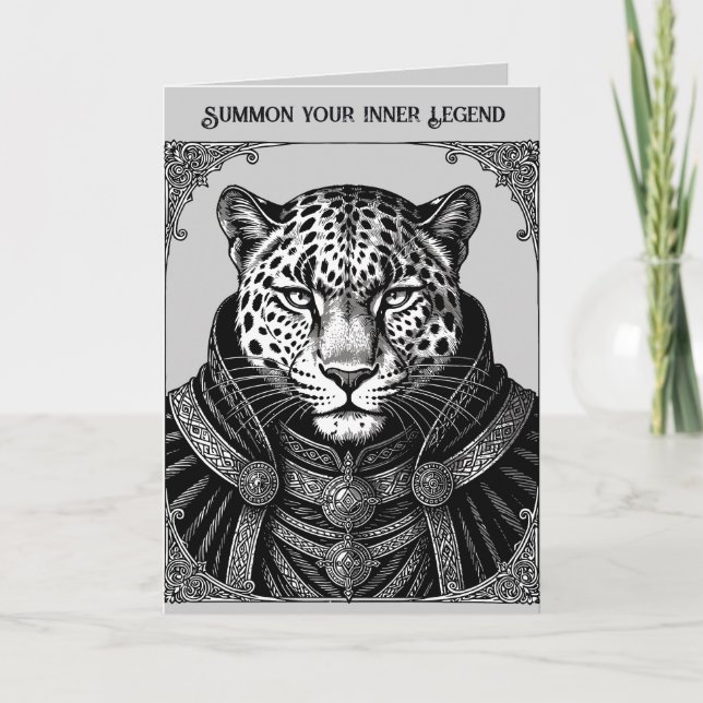 Ose The Leopard King of Shadows Card (Front)