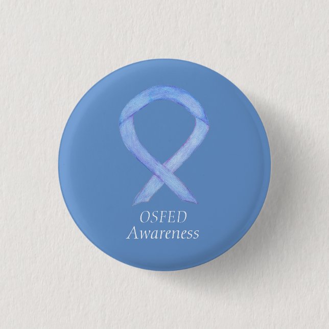 OSFED (Eating Disorder) Awareness Ribbon Pin (Front)