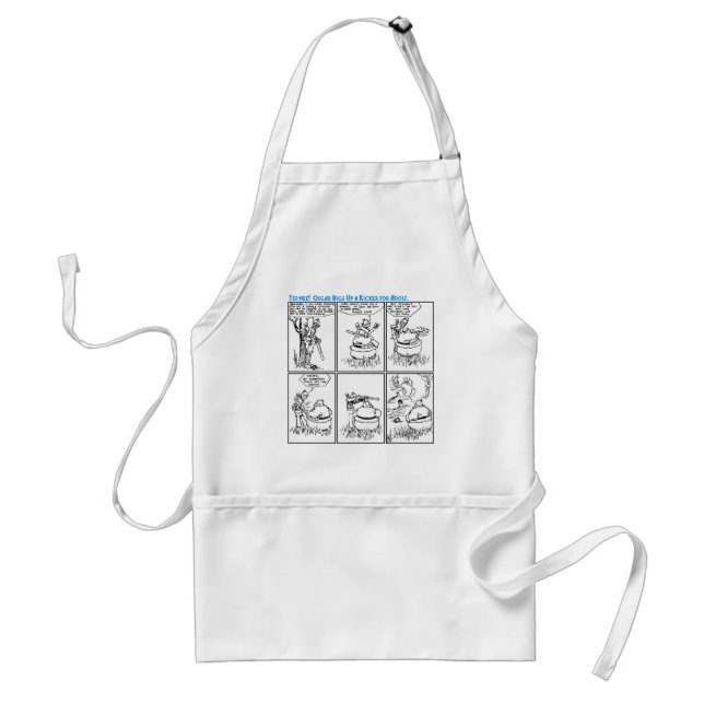 Osgar und Adolf Go Hunting apron (A. D. Condo Art) (Front)