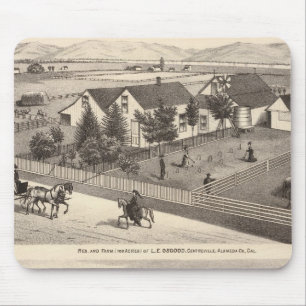 Osgood, Cameron residences, farms Mouse Mat