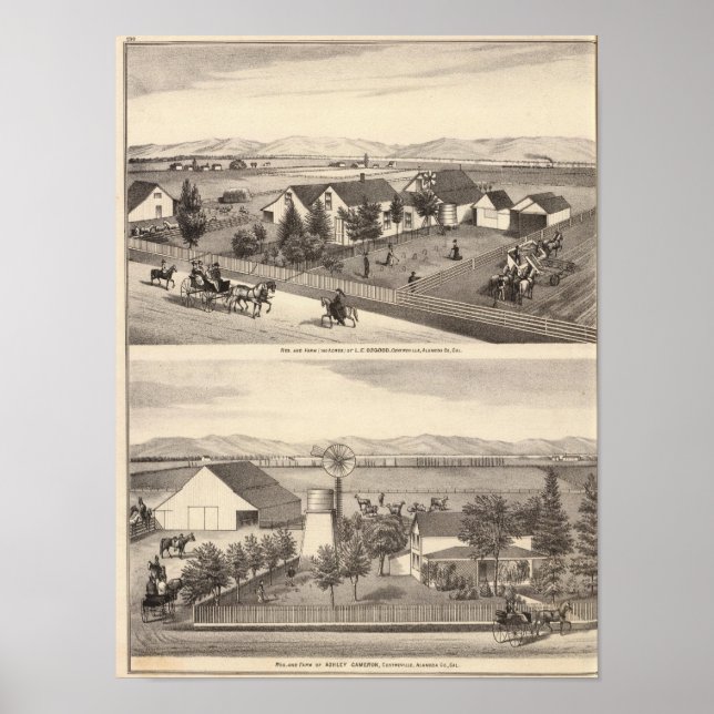 Osgood, Cameron residences, farms Poster (Front)