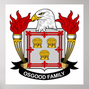 Osgood Family Crest Poster