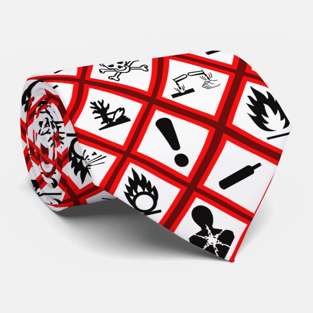 Osha Hazard Warnings Tie (Rolled)