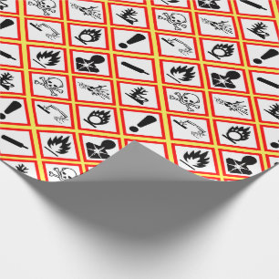 Osha Hazard Warnings Wrapping Paper
