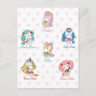 Osharena Pony Kawaii Friends Postcard