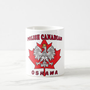 Oshawa Polish Canadian Leaf Coffee Mug