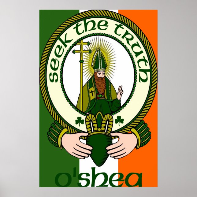 O'Shea Clan Motto Poster Print (Front)