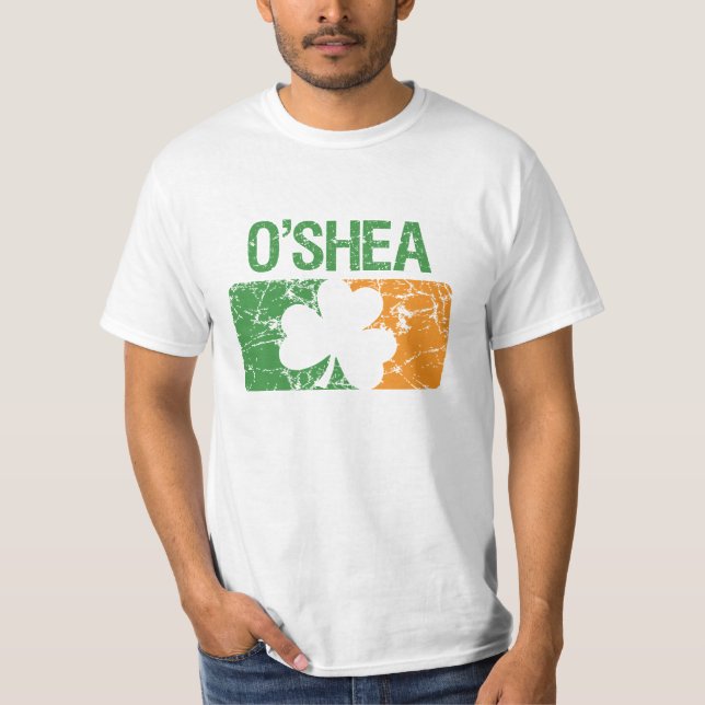 O'Shea Surname Clover T-Shirt (Front)