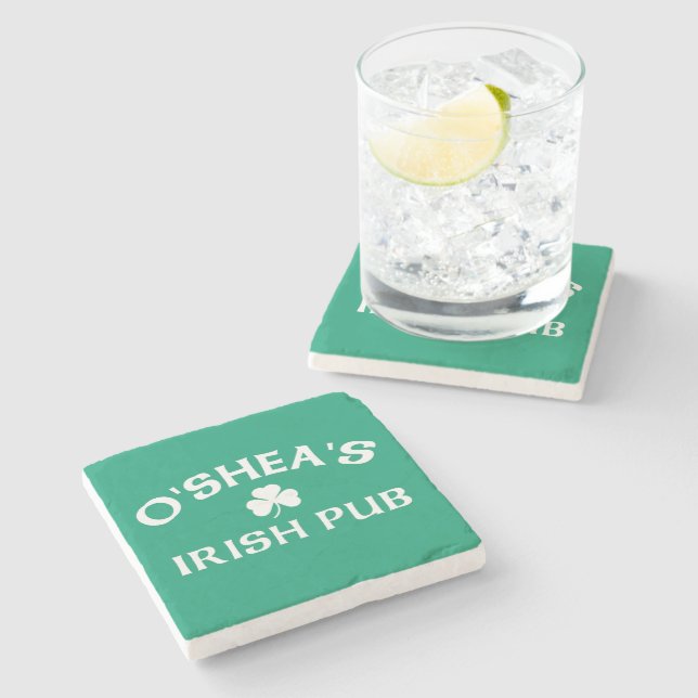 O'Shea's Irish Pub  Stone Coaster (Side)