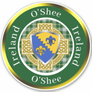 O'Shee Irish Shield/Celtic Cross Personalized