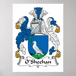 O'Sheehan Family Crest Poster