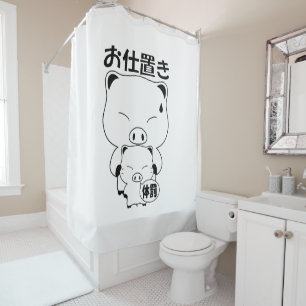 Oshioki Shower Curtain