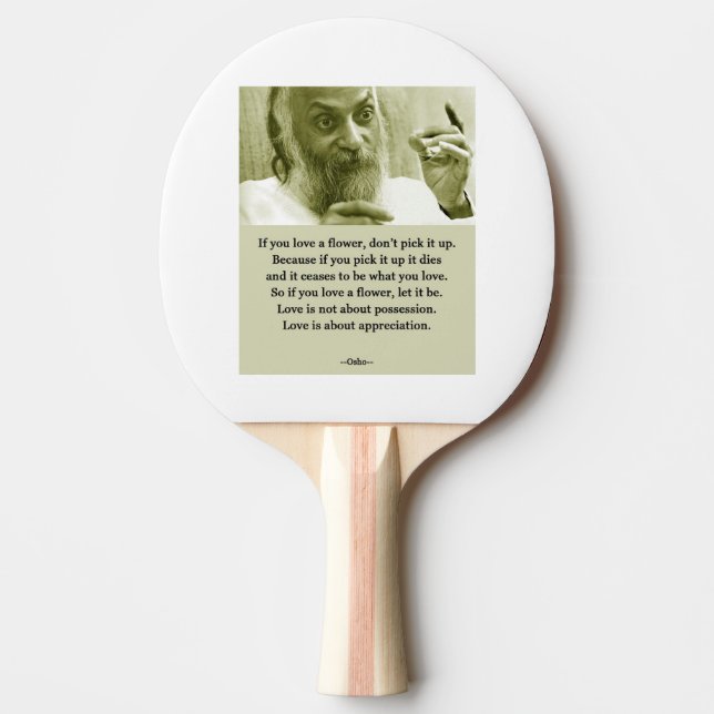 Osho Ping Pong Paddle (Front)