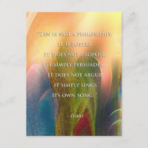 Osho Zen quote invitation