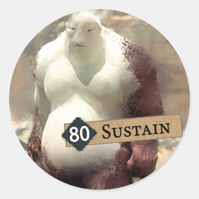 Oshooga Classic Round Sticker (Front)