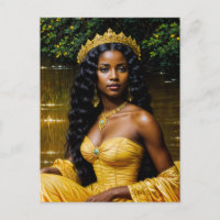 Oshun African Goddess Elegant Orisha Art