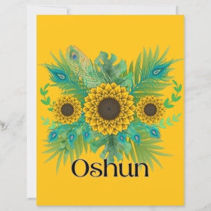 Oshun Goddess Sunflowers